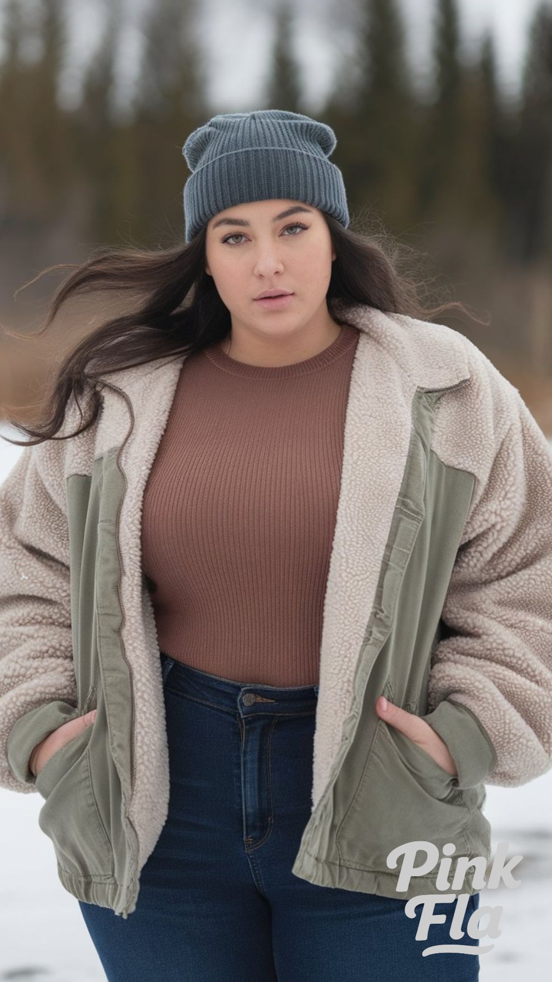 Casual Layers for Chilly Days - Cute Plus-Size Winter Outfits