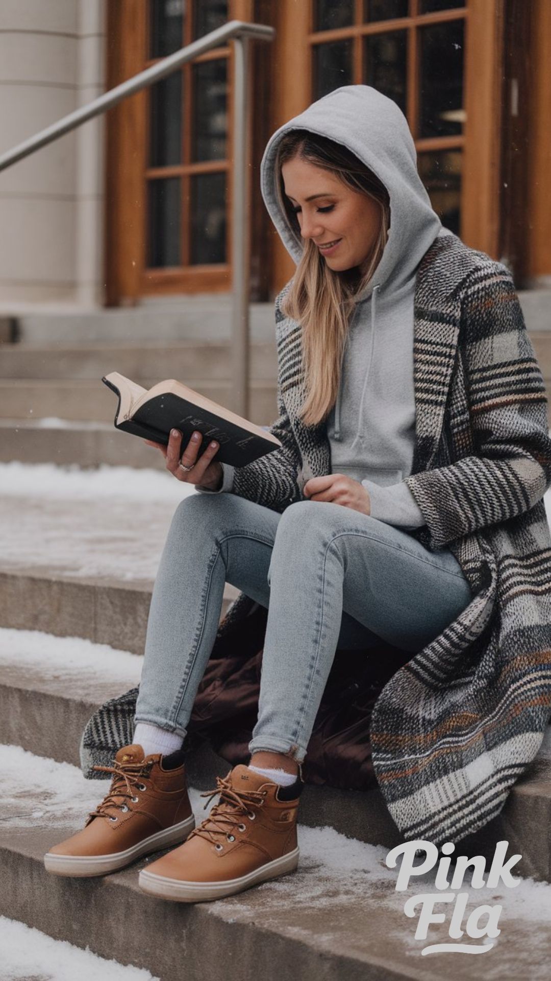 Casual Winter Layering for a Cozy Day Out - Moon Boots Outfits for Winter