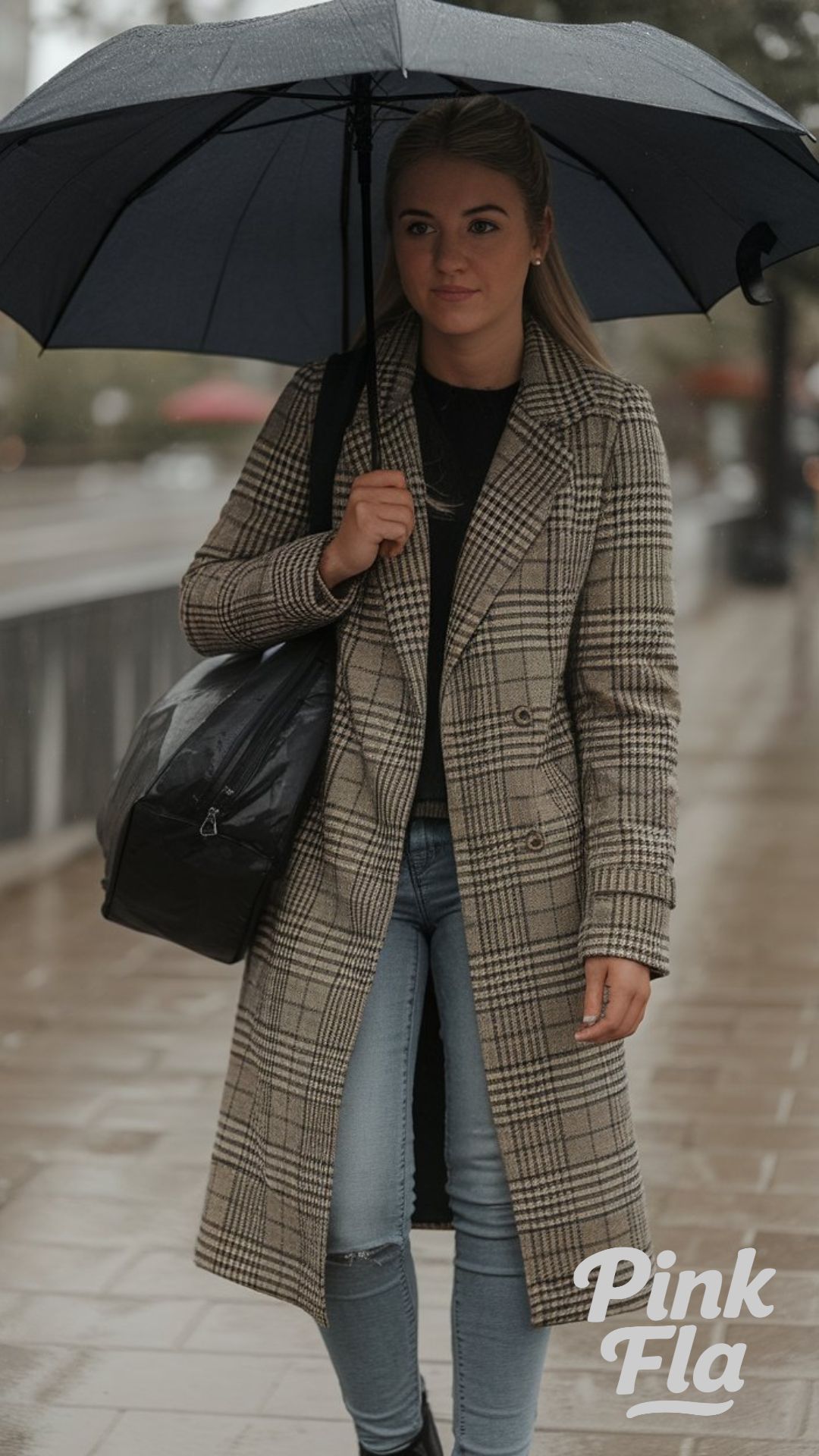 Chic and Rain-Ready - Winter Outfits for College Students
