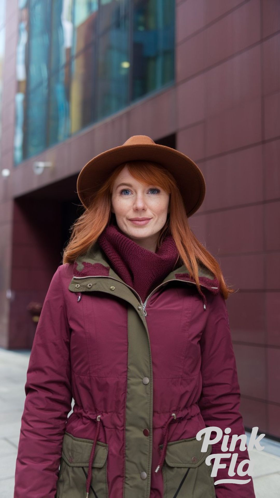 City-Ready Winter Look with Rustic Flair - Winter Outfits for Women with Red Hair