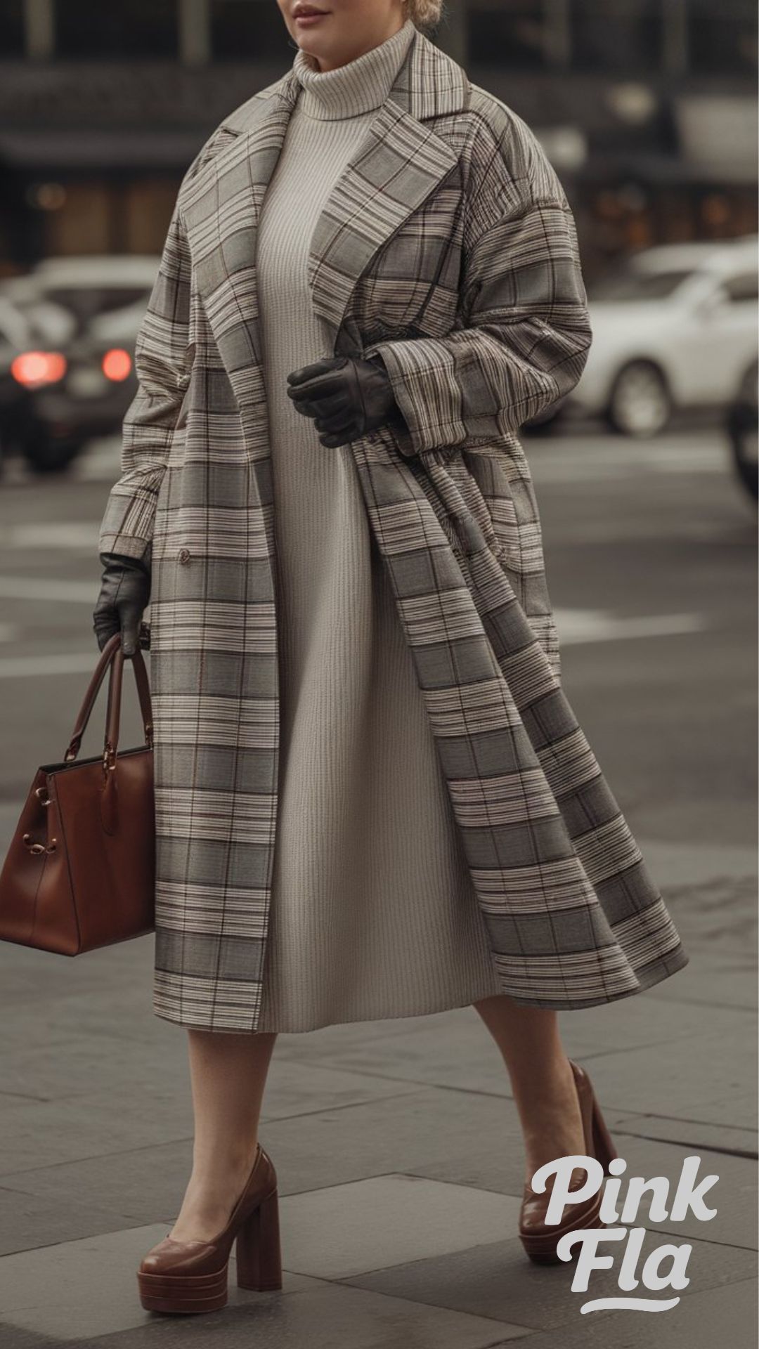Classic City Style in Winter Layers - Cute Plus-Size Winter Outfits