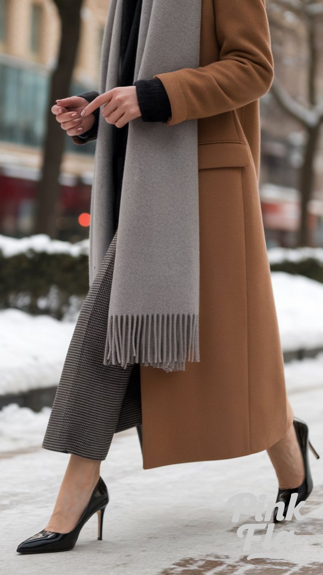 Classic Neutrals with a Refined Touch - Winter Outfits with Heels