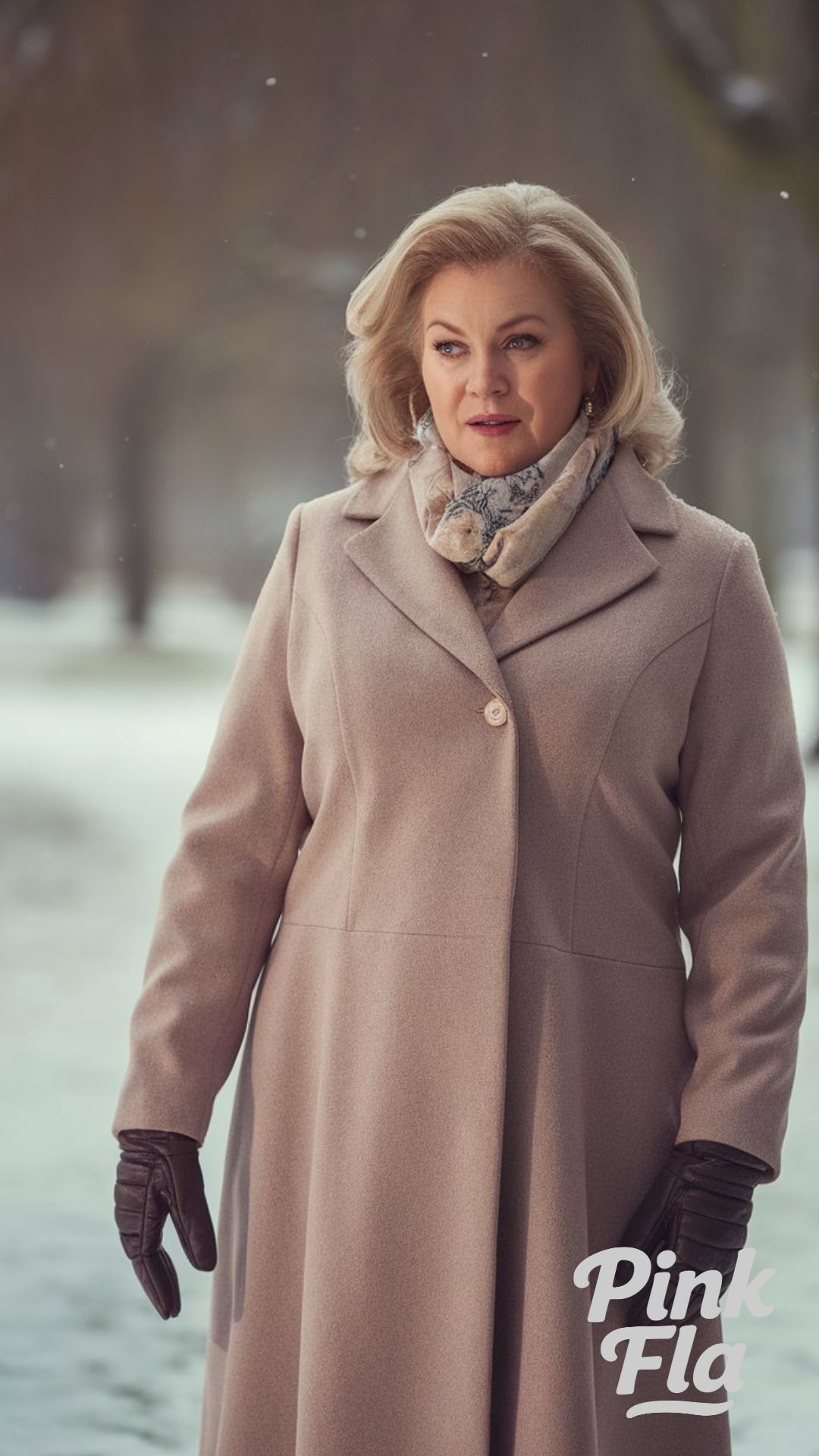 Classic and Elegant Winter Look - Winter Outfits for Plus Size Women Over 50