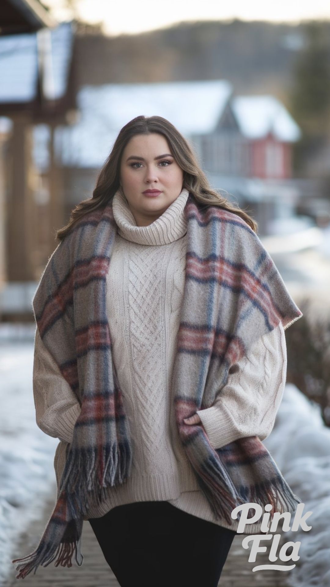 Cozy and Chic Winter Layers - Winter Outfits for Plus-Size Women
