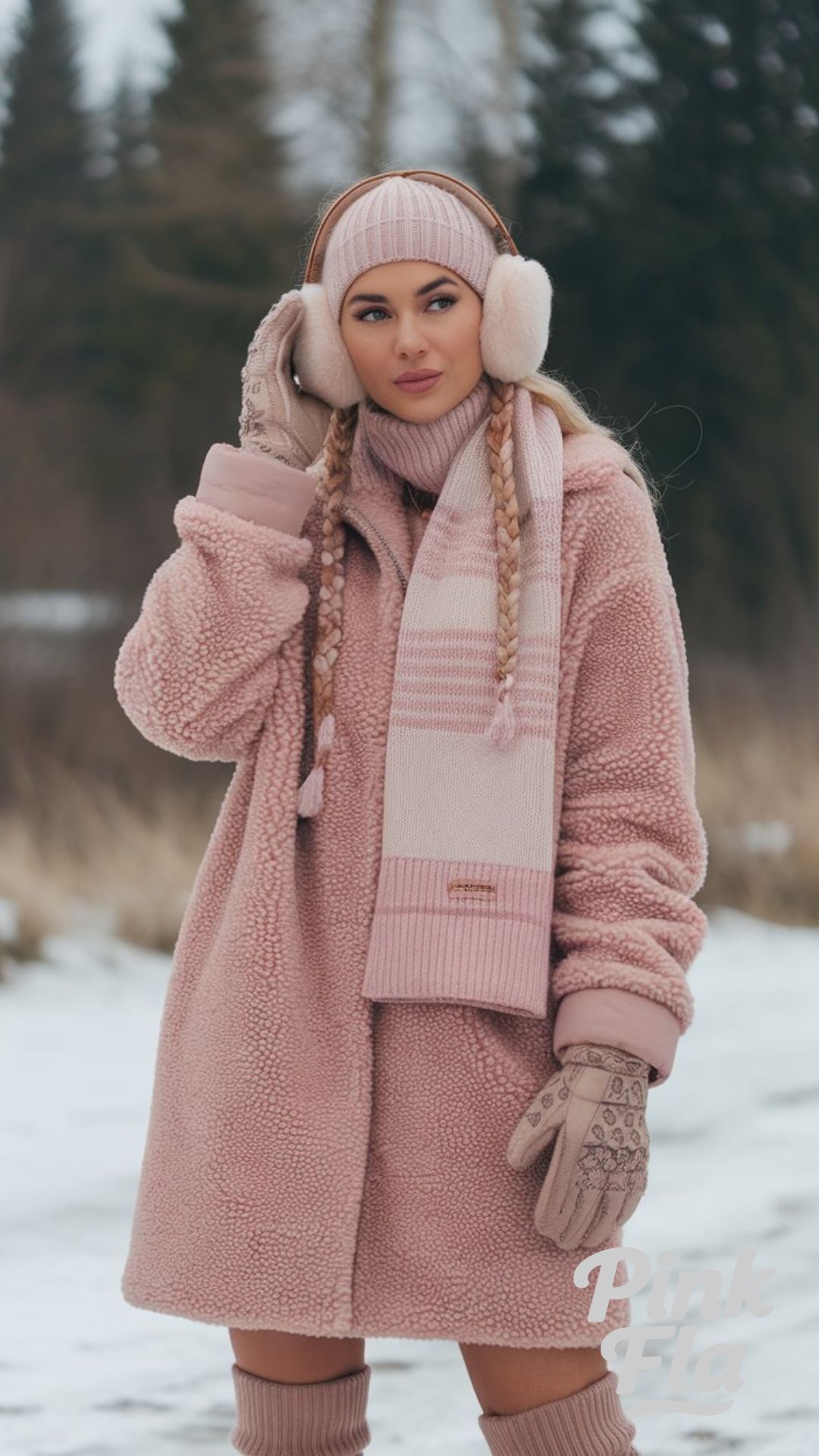 Cozy in Pastels for Winter Adventures - Cute Winter Outfits for Snow