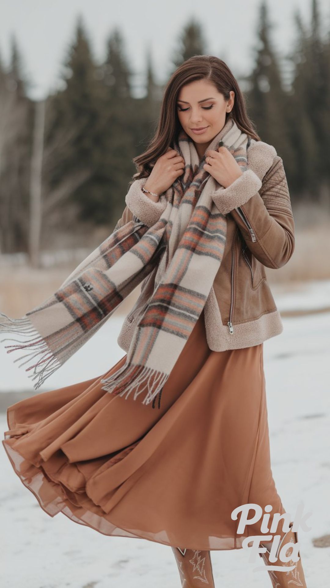 Easy Winter Elegance - Winter Outfits with Cowgirl Boots