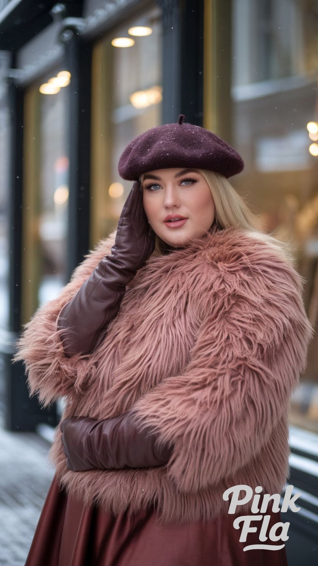 Elegant Winter in the City - Winter Outfits for Plus-Size Women