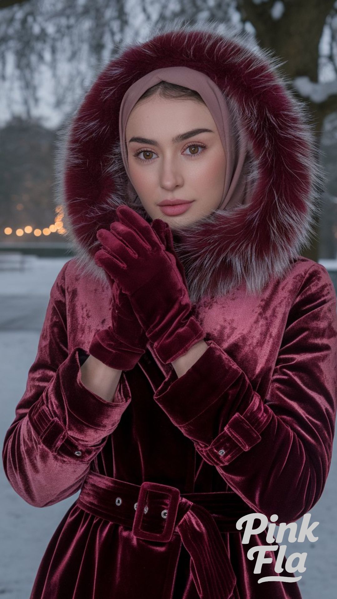 Luxurious Velvet Coat for a Cozy Winter Birthday - Winter Birthday Outfits