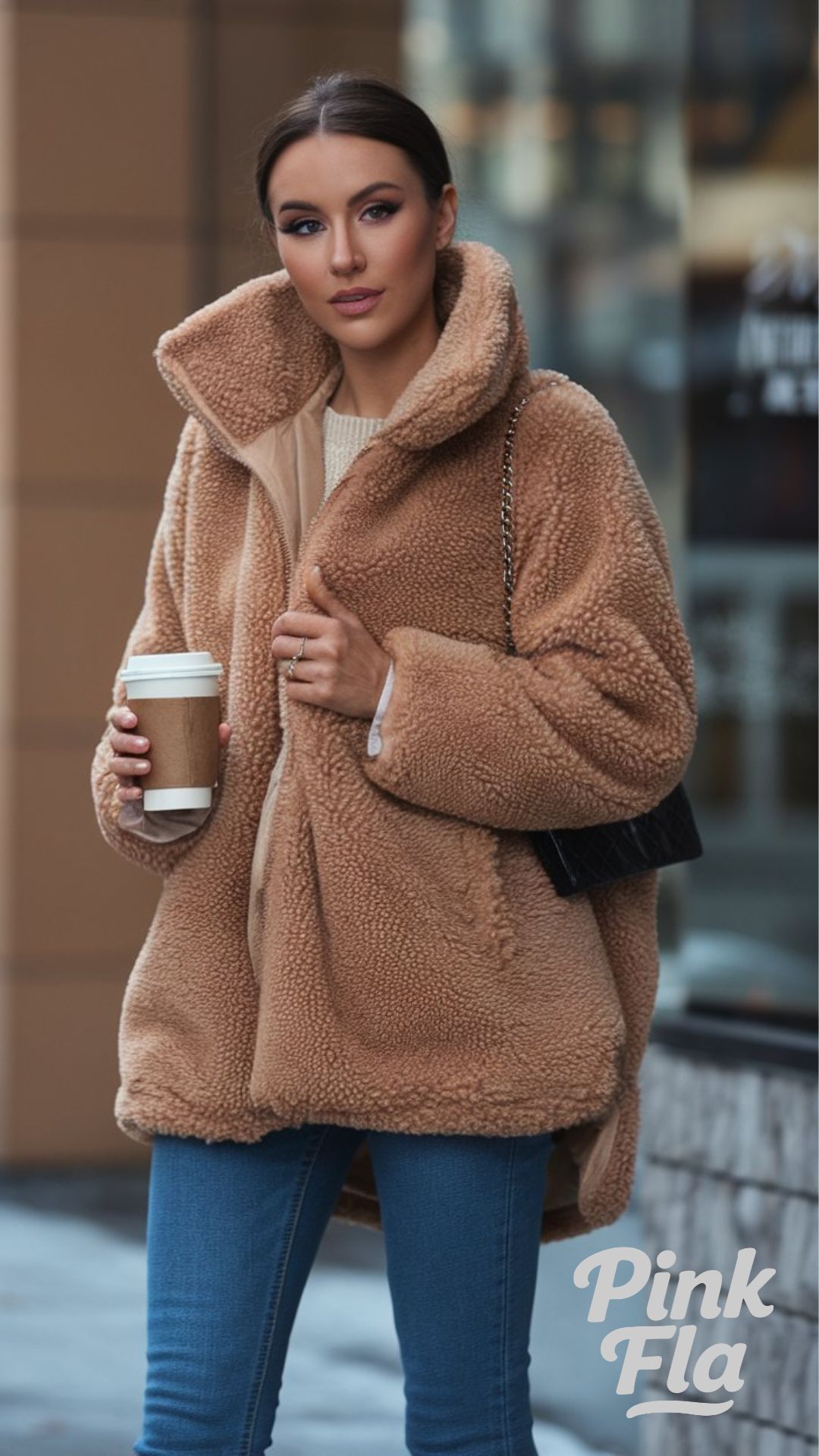 Modern Minimalism for a City Stroll - Winter Outfits with Fur Coat