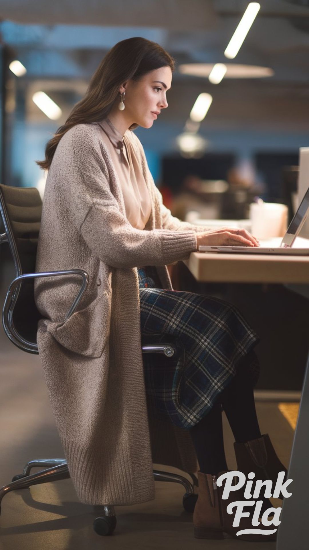 Office Comfort with a Stylish Touch - Casual Work Outfits for Winter