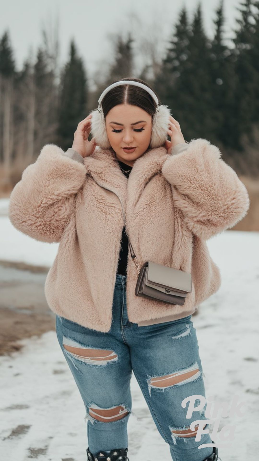 Playful and Cozy Winter Vibes - Cute Plus-Size Winter Outfits