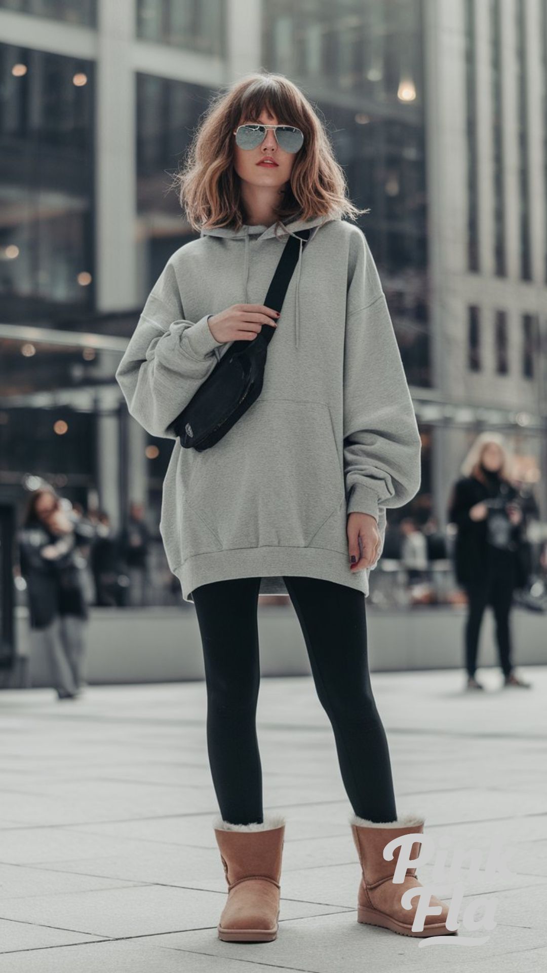 Relaxed Streetwear with a Hoodie and Ugg Boots - Winter Outfits with UGG