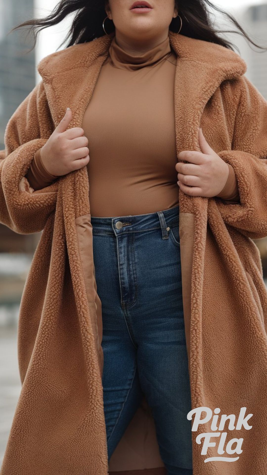 Simple Yet Stylish Cold-Weather Look - Cute Plus-Size Winter Outfits