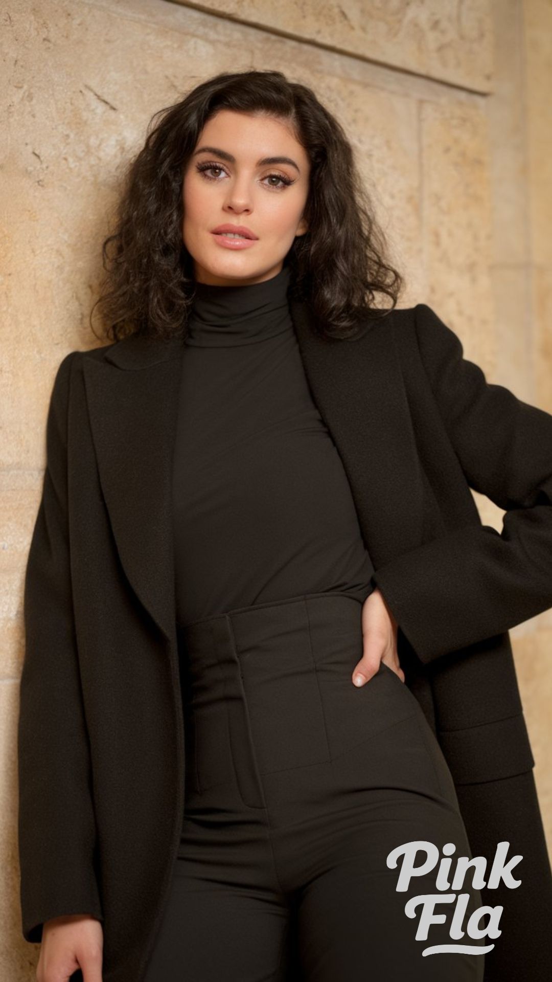 Sleek and Sophisticated in All Black - Europe Winter Outfits