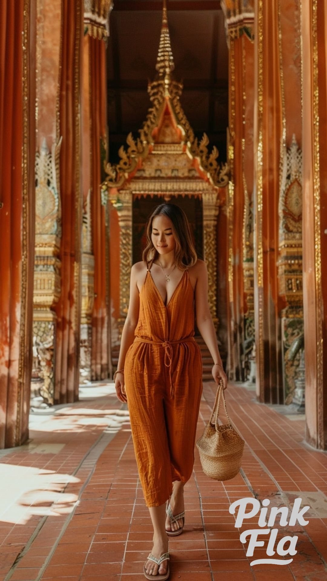 Temple-Ready Jumpsuit - Outfits for Holiday in Thailand