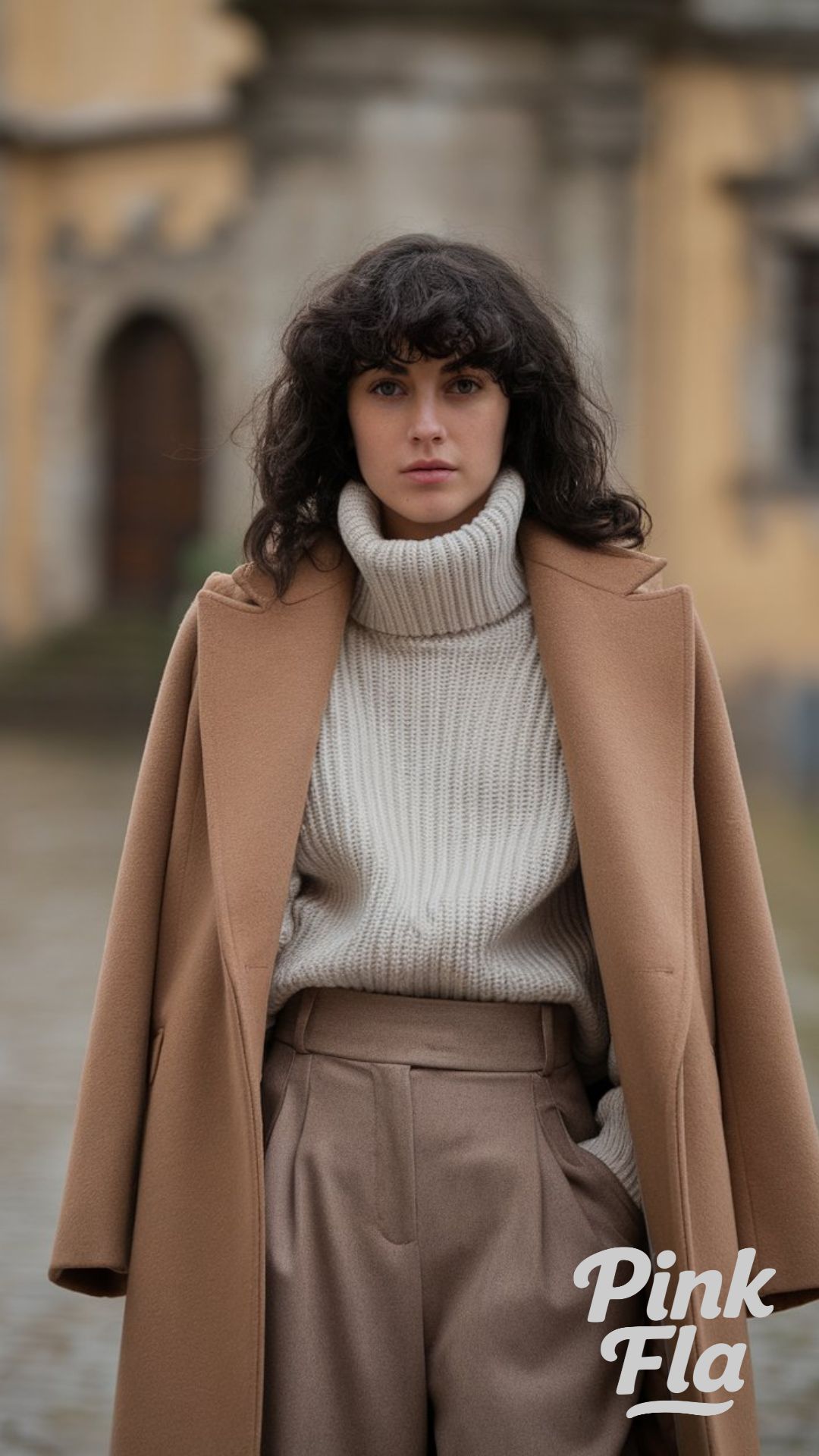 Timeless Camel Coat and Knitwear - Europe Winter Outfits