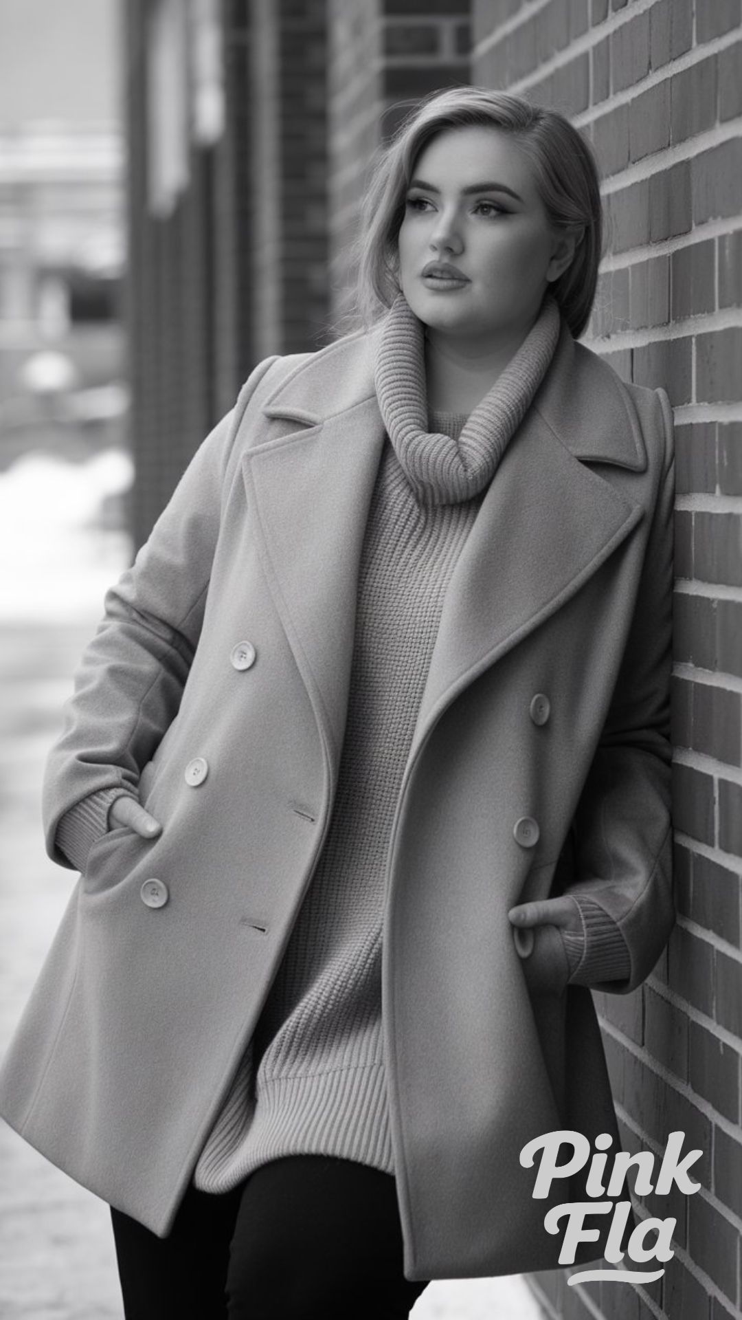 Timeless Winter Sophistication - Winter Outfits for Plus-Size Women