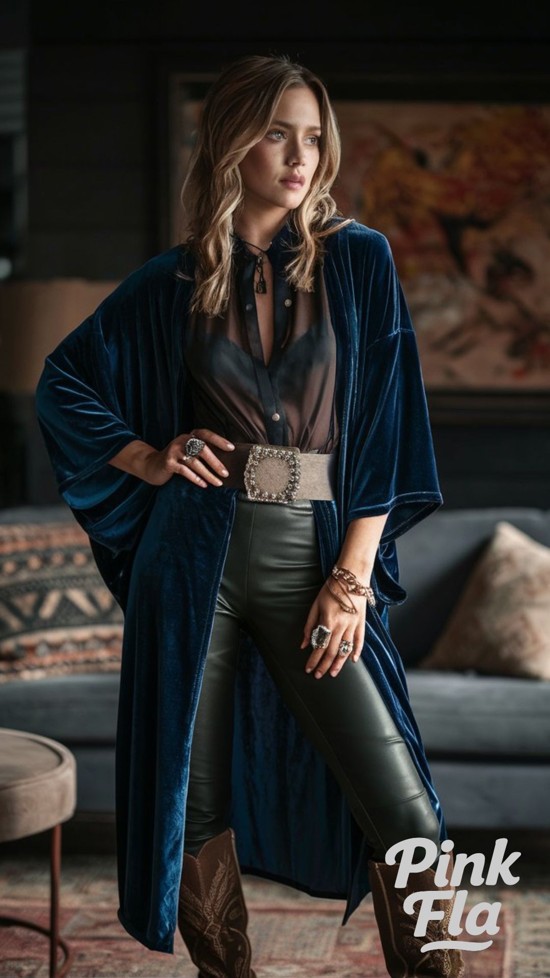 Velvet Chic - Dark Boho Outfits