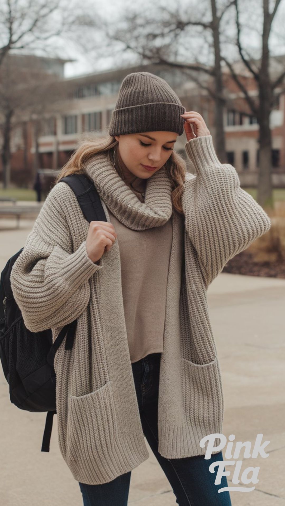 Warm and Casual Layers - Winter Outfits for College Students