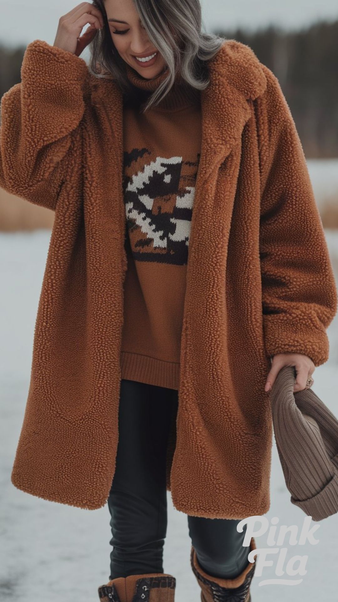 Warm and Earthy Winter Layers - Cute Winter Outfits for Snow
