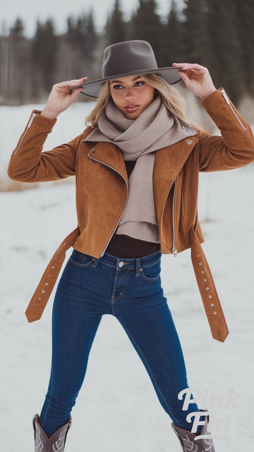 Winter Style with Western Flair - Winter Outfits with Cowgirl Boots