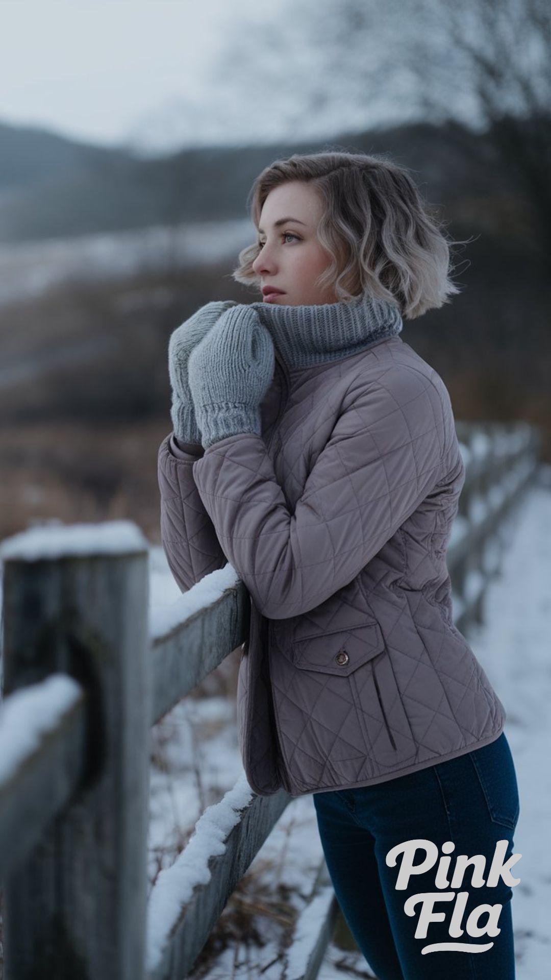 Casual Winter Layers for Outdoor Comfort - Winter Outfits for Women with Short Hair