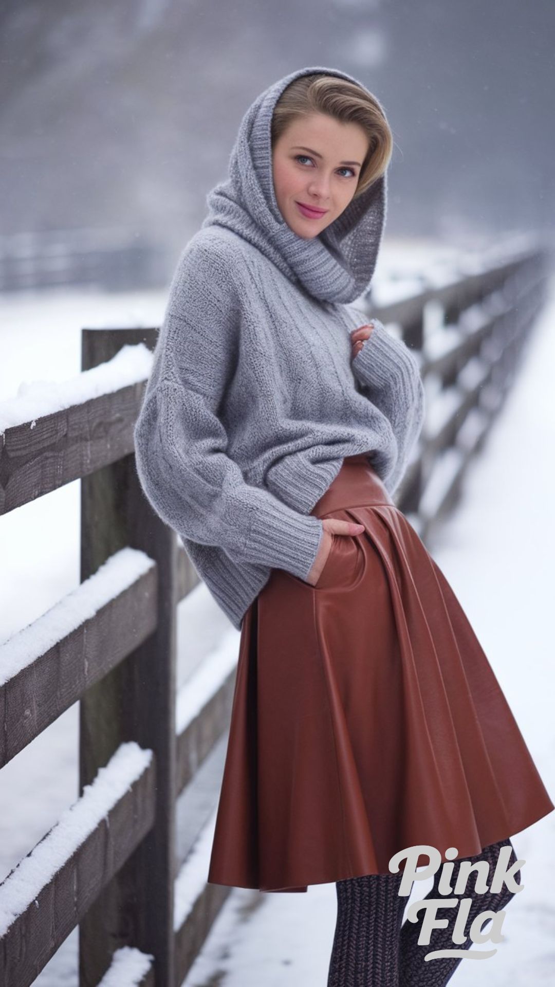 Cozy and Chic for Snowy Days - Winter Outfits with Skirts