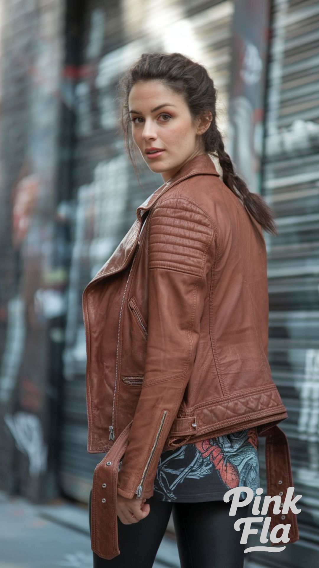 Edgy Street Style with Leather Jacket and Leggings - Winter Outfits with Leggings