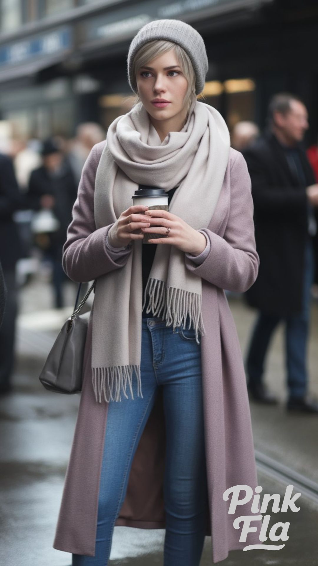 Oversized Knit for Ultimate Winter Comfort - Winter Outfits for Short Women