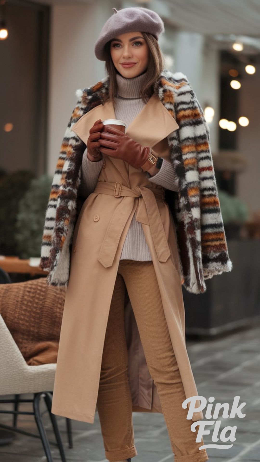 Parisian-Inspired Winter Elegance - Winter Outfits for Switzerland