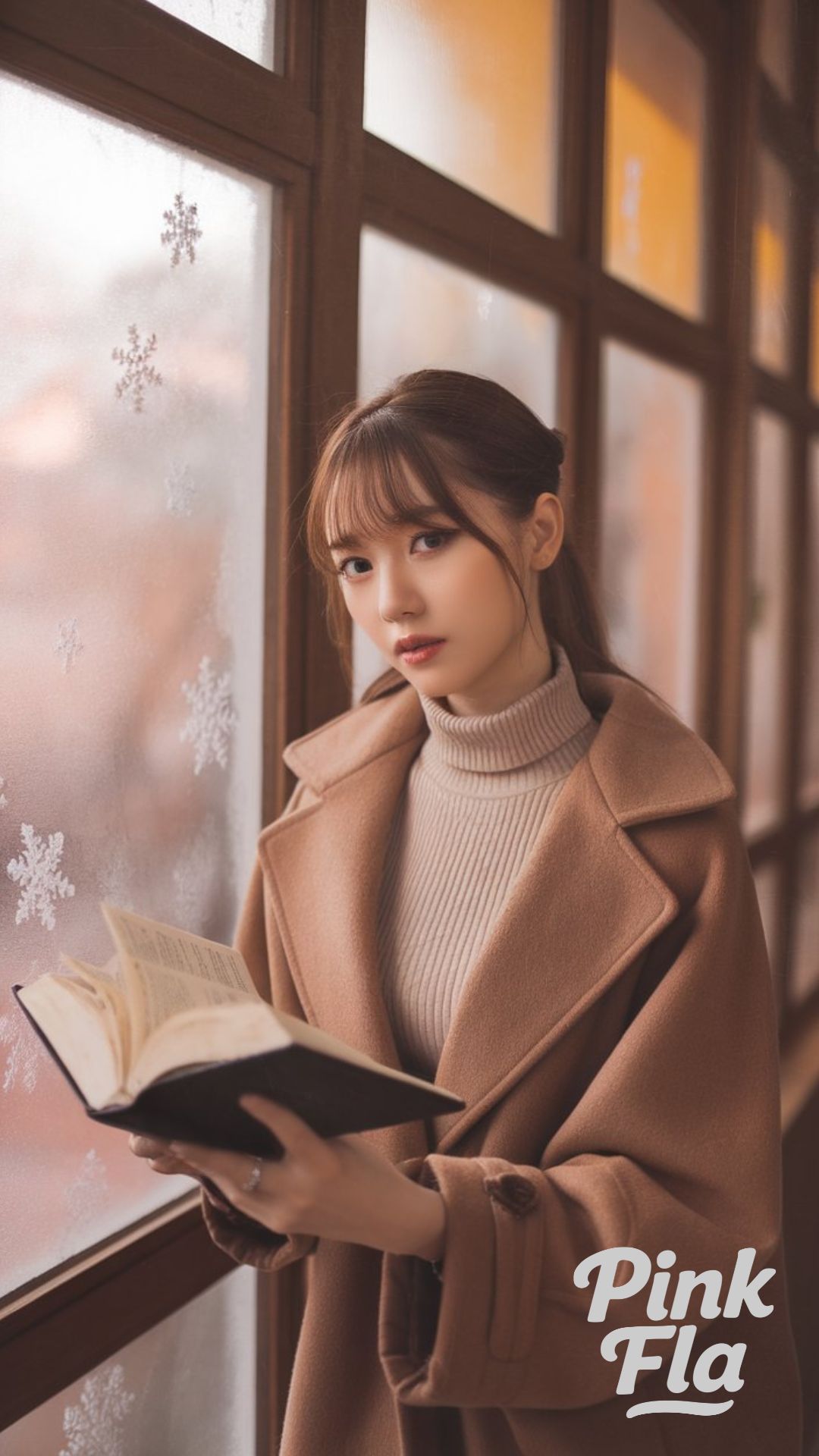 Refined Winter Layers for a Relaxing Day Inside - Light Academia Winter Outfits