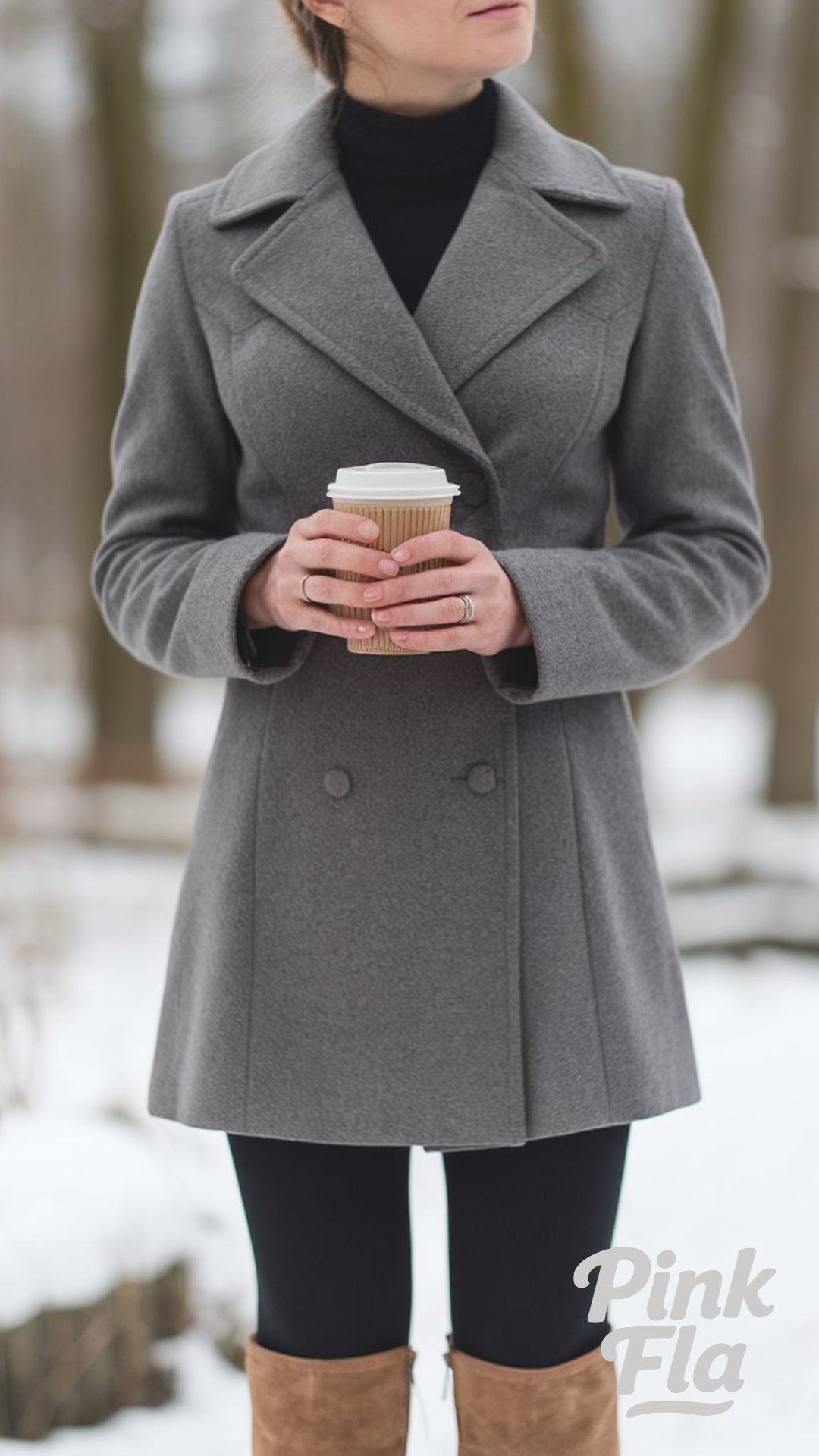 Sleek and Tailored Winter Neutrals - Winter Outfits for Short Women