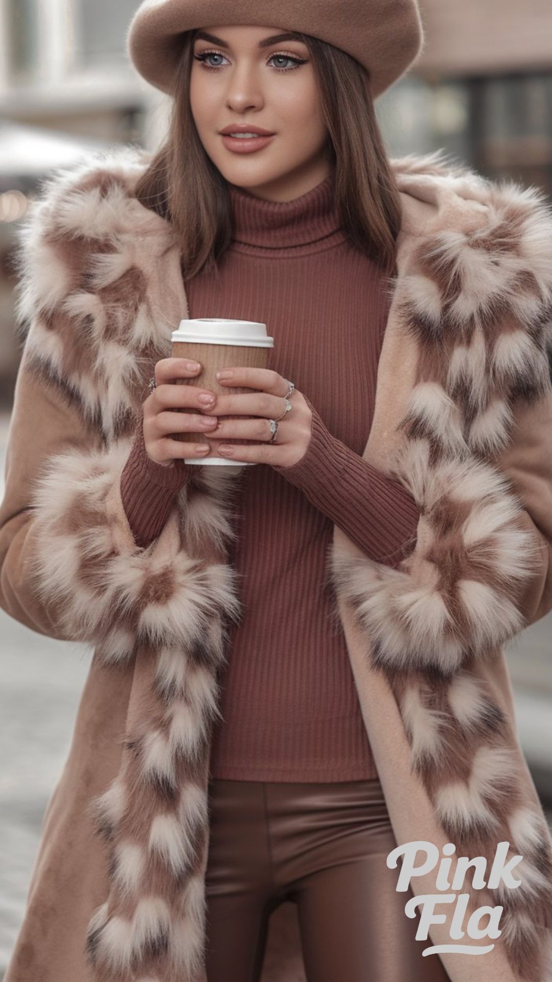 Sophisticated Layers with a Luxe Finish - Winter Coffee Date Outfits