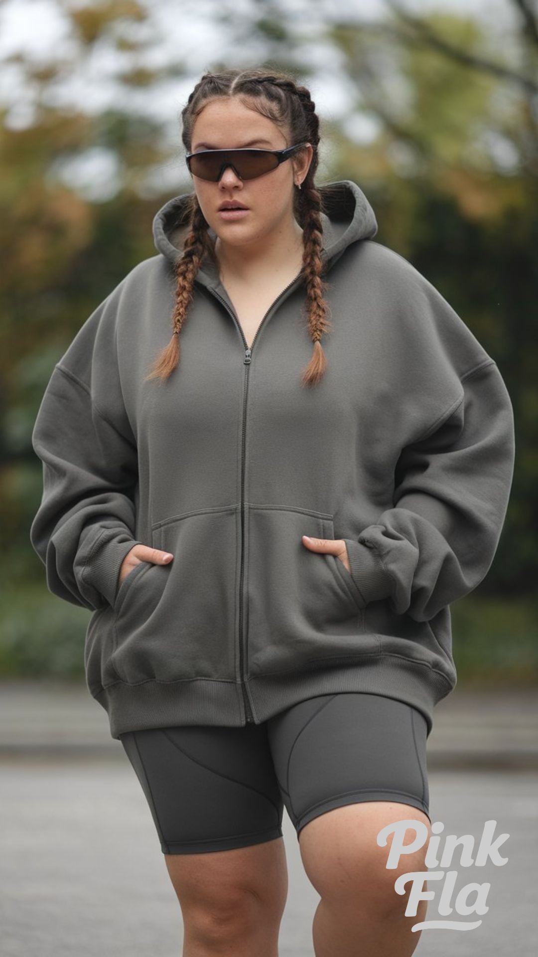 Sporty Street Style with a Modern Edge - Plus Size Baddie Outfits