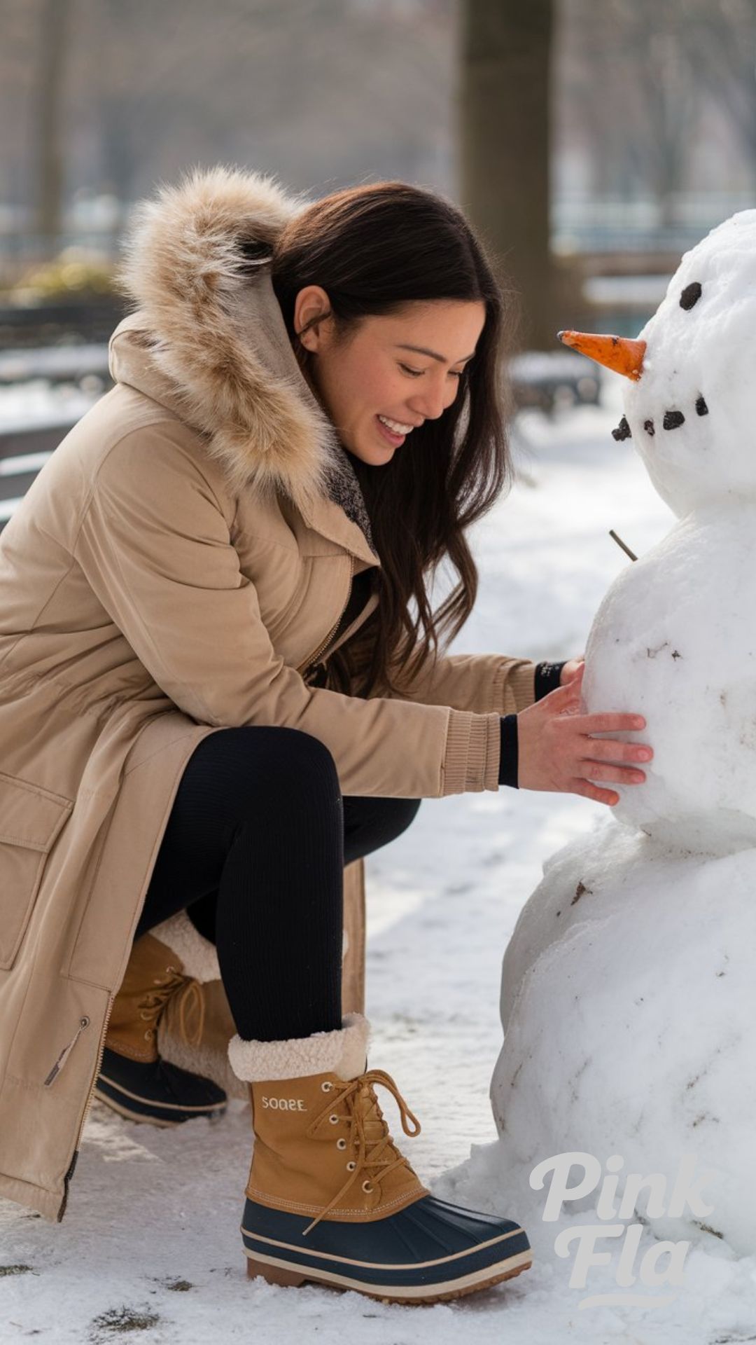 Winter-Ready Comfort for Snowy Days - Winter Outfits with Leggings